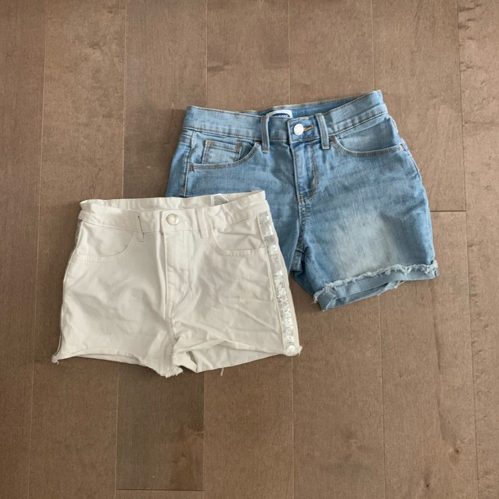 Old Navy + H&M Denim Shorts (set of 2)